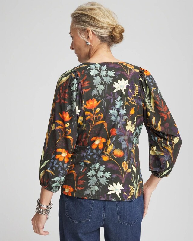 Touch of Cool Autumn Seamed Tee - image 3